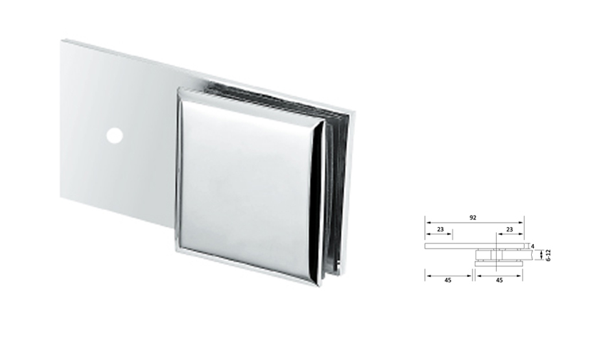 Glass Fix Clip,180°（Single）